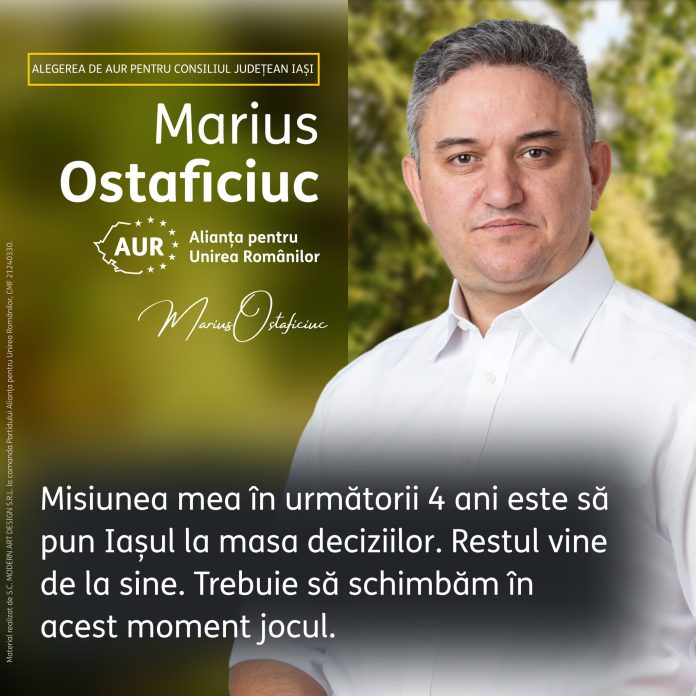 Marius Ostaficiuc-candidat AUR