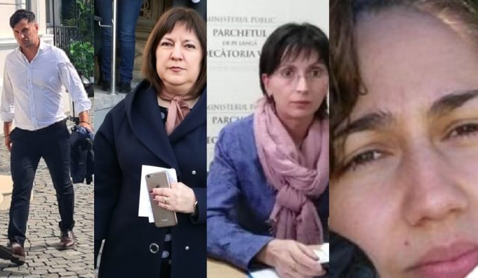 procurori Lucian Mitrică, Mihaela Apostol, Monica Palaghia, Elena Madalina Pricop