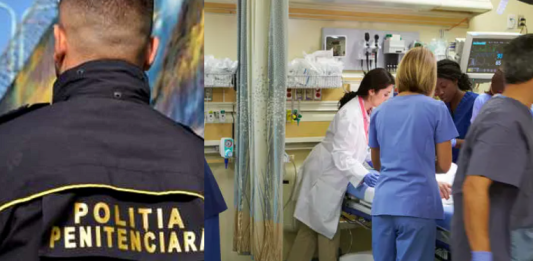 medici in spital si un politist de penitenciar