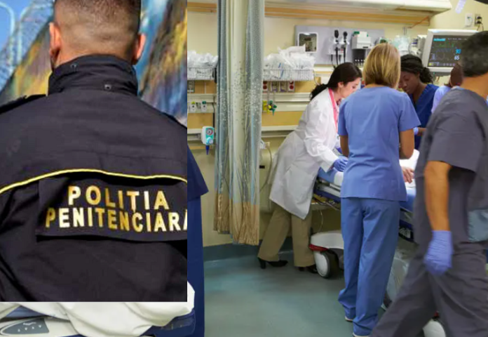 medici in spital si un politist de penitenciar